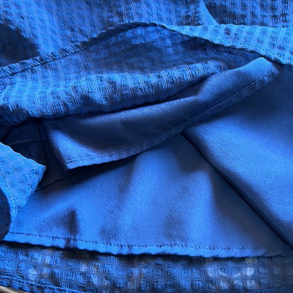 Merona ruffle front sleeveless texture top szL - Picture 7 of 10